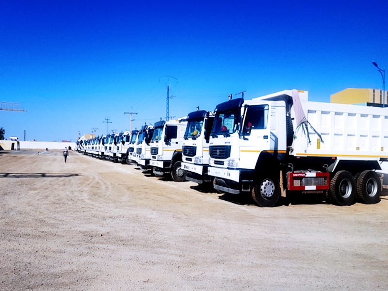 Un grand client algérien de transportation de Sinotruk