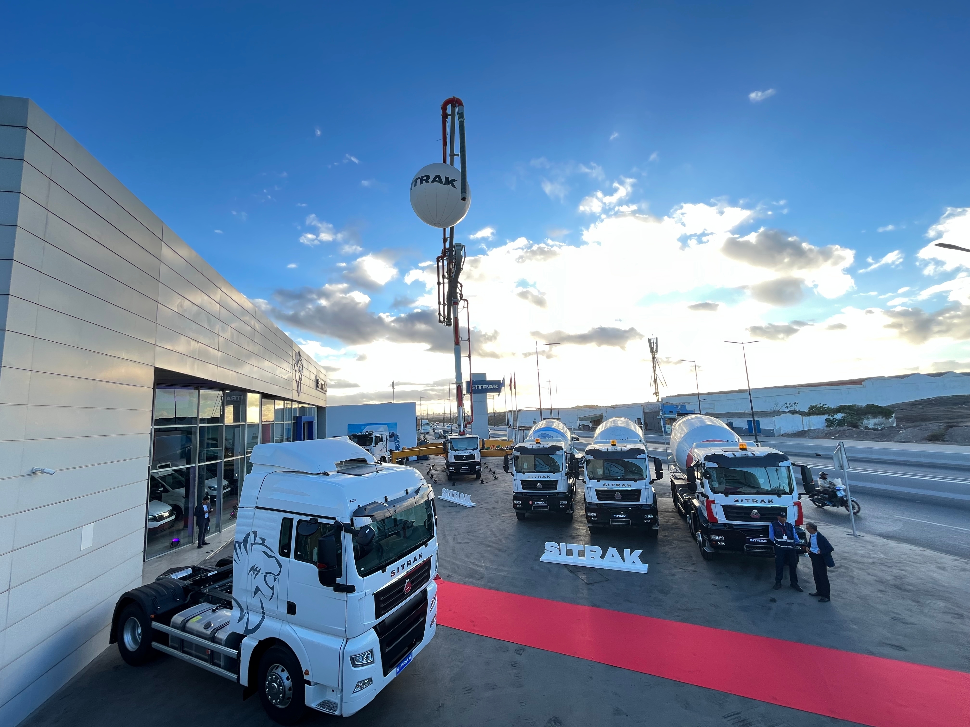 SINOTRUK SITRAK Brand Inauguration Was Successfully Held in Morocco!